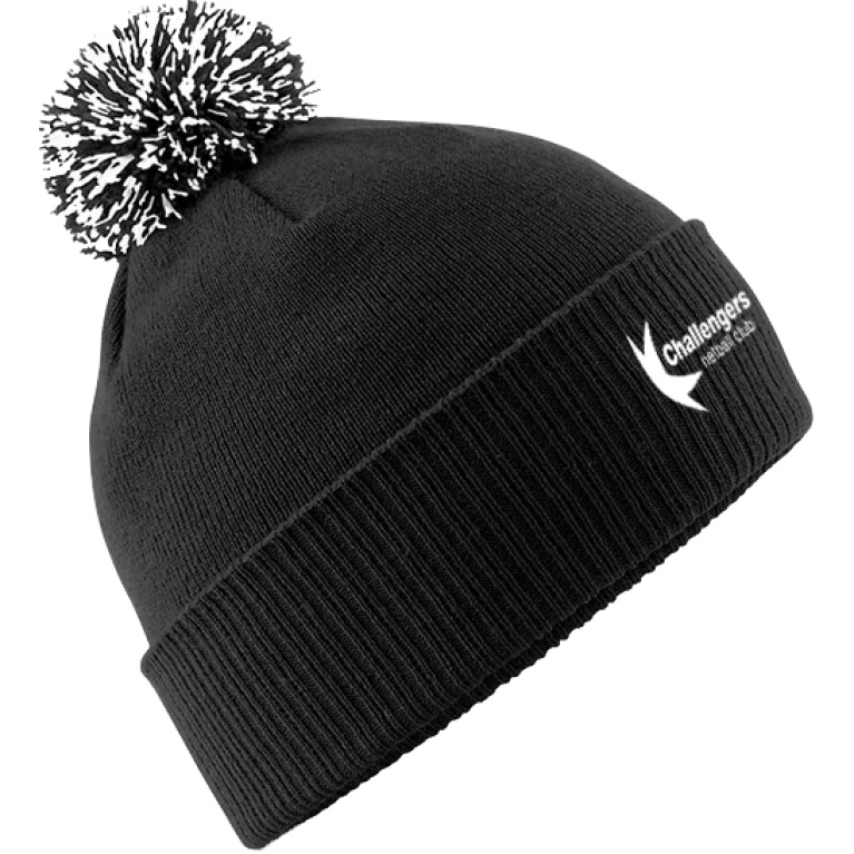Snowstar Beanie - Black/White